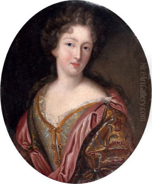 Portrait De Jeune Femme Oil Painting by Francois de Troy