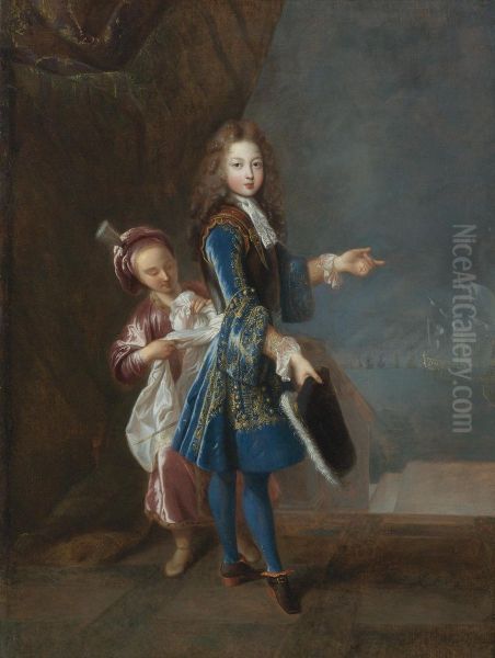 Portrait Of Louis Alexandre De Bourbon, Comte De Toulouse Oil Painting by Francois de Troy