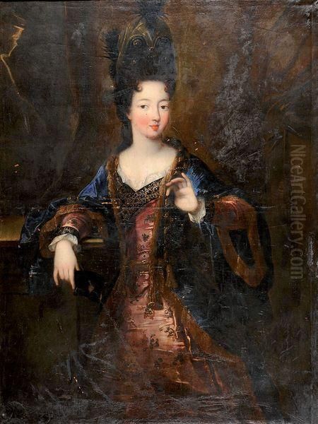 Portrait Dit De Madame Raisin Oil Painting by Francois de Troy