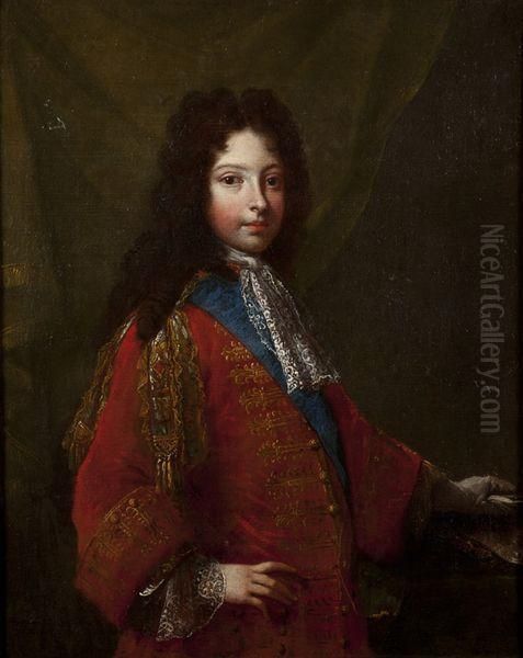 Portrait D'un Jeune Prince Oil Painting by Francois de Troy