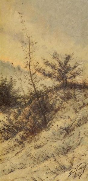 Dune View Oil Painting by Franz De Vadder