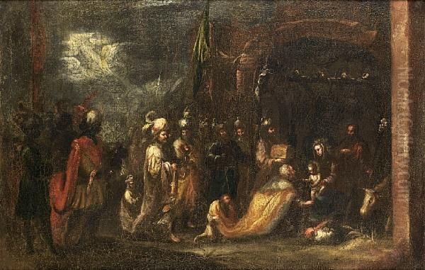 The Adoration Of The Magi Oil Painting by Juan De Valdes Leal