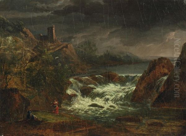 La Tempete Oil Painting by Pierre-Henri de Valenciennes