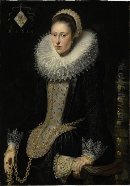 Portrait Of Bessela Pelgrom Oil Painting by Cornelis De Vos