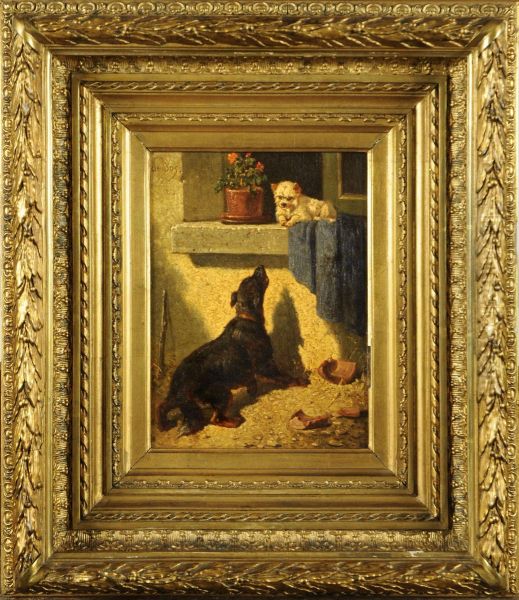 Le Chien Mendiant Oil Painting by Vincent de Vos