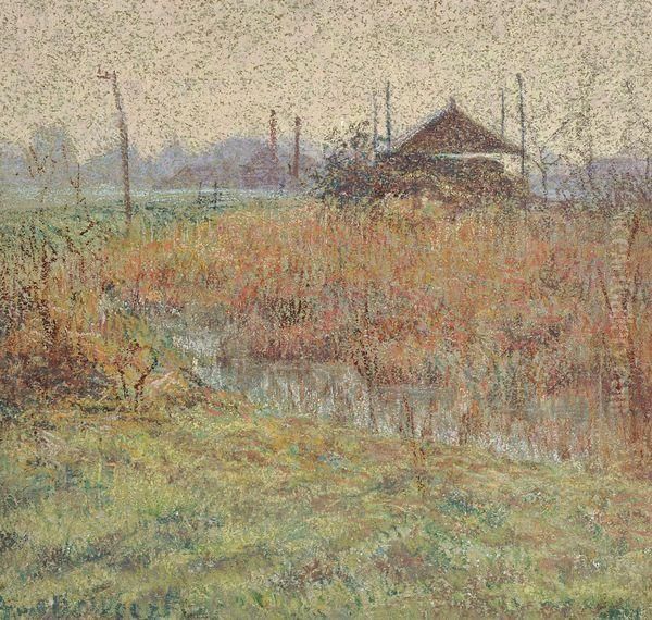 Marais En Decembre Oil Painting by Anna de Weert