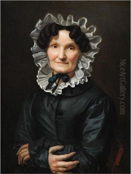 Portrait Of Mary-elisabeth Seutin Oil Painting by Lieven De Winne