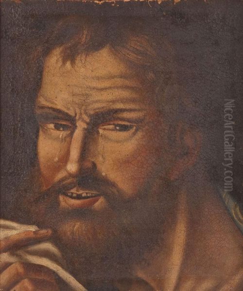 Weinender Judas Oil Painting by Francisco De Zurbaran