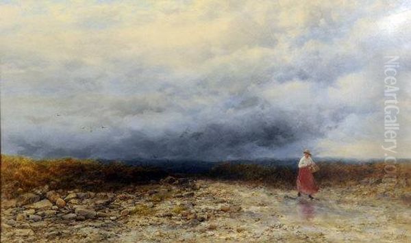 Walking The Moors Oil Painting by Peter Deakin