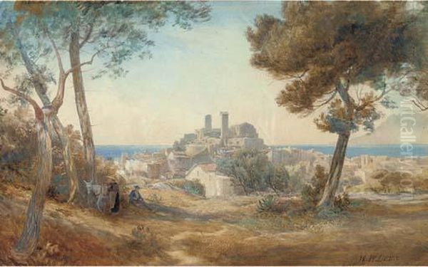 A View Over The Bay Of Naples Oil Painting by William Wood Deane