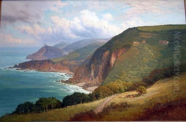 Holder Lynton, North Devon Oil Painting by Henry Golden Dearth