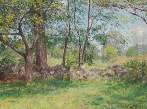 Summer Landscape Oil Painting by Joseph Rodefer DeCamp