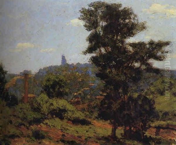 Summer In The Country Oil Painting by Joseph Rodefer DeCamp