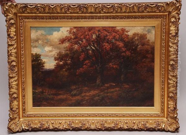 Spring Landscape Oil Painting by Robert Melvin Decker