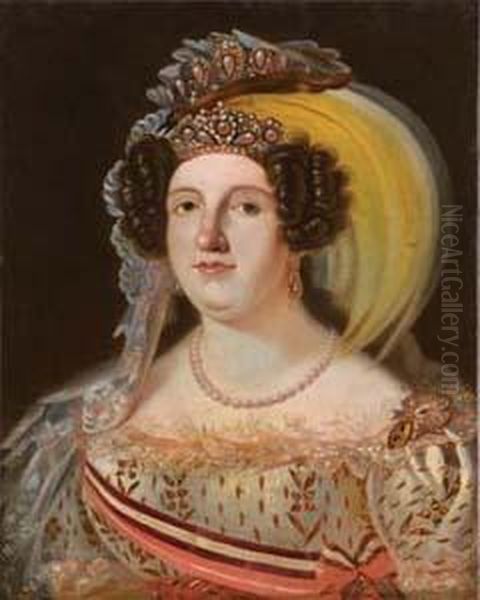 Ritratto Di Isabella Di Spagna by Carlo Defalco