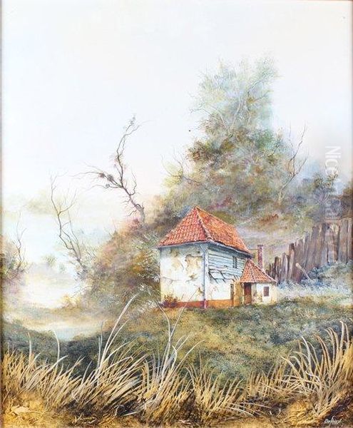 La Maison Abandonnee Oil Painting by Alexandre Defaux