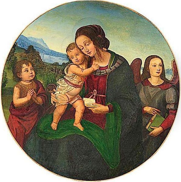 Madonna And Child Oil Painting by Raffaellino del Garbo