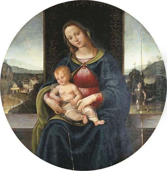 The Madonna And Child Oil Painting by Raffaellino del Garbo