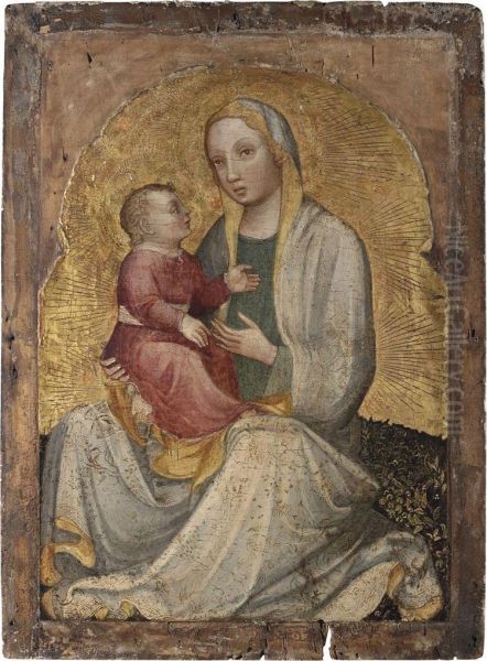 The Madonna Dell'umilta Oil Painting by Jacobello Del Fiore