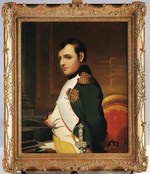 Portrait De L'empereur Napoleon Ier Oil Painting by Hippolyte (Paul) Delaroche