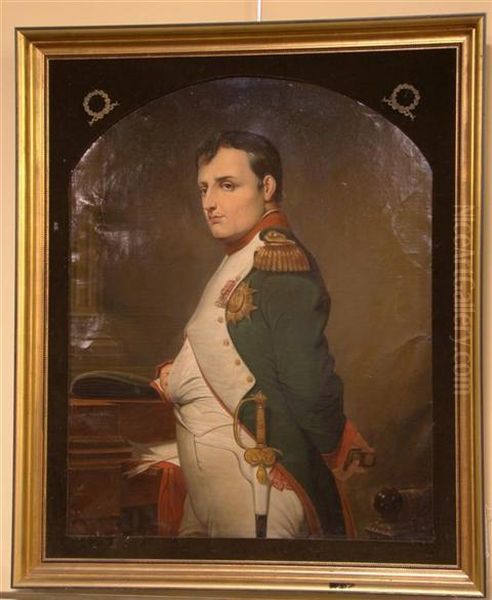 Napoleon Bonaparte In His Study Oil Painting by Hippolyte (Paul) Delaroche