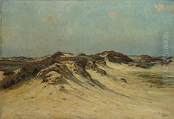 Duingezicht Oil Painting by Leon Delderenne