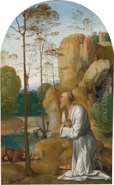 Saint Jerome In The Wilderness Oil Painting by Fra Bartolommeo della Porta