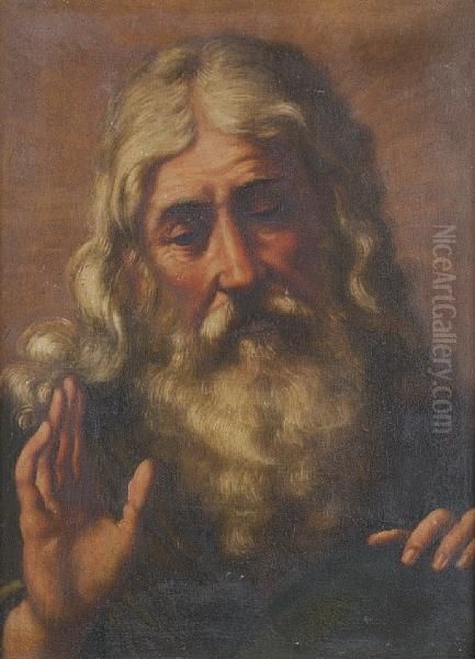 God The Father Oil Painting by Pietro Della Vecchio