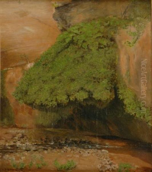 Lower Grand Canyon Near Kaibab Oil Painting by Frederick Samuel Dellenbaught