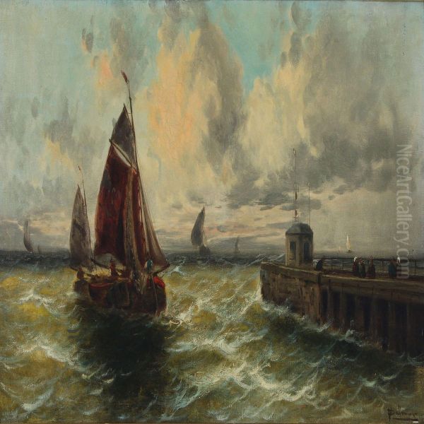 Marine. Oil Painting by William Delmar