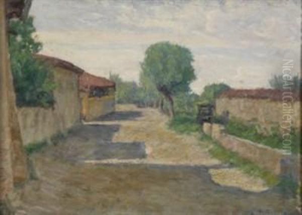 Strada Di Campagna Oil Painting by Giovanni Depetris