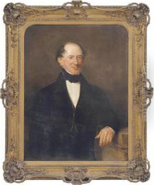 Portrait Of Mr Palston Oil Painting by Alfred Thomas Derby