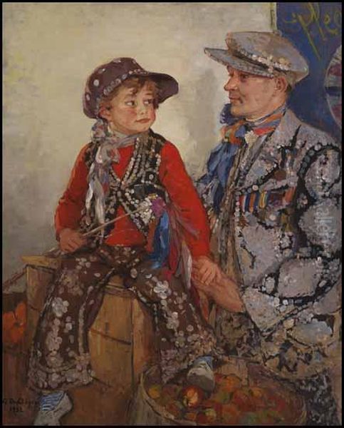 The Pearly King Oil Painting by Gertrude Des Clayes