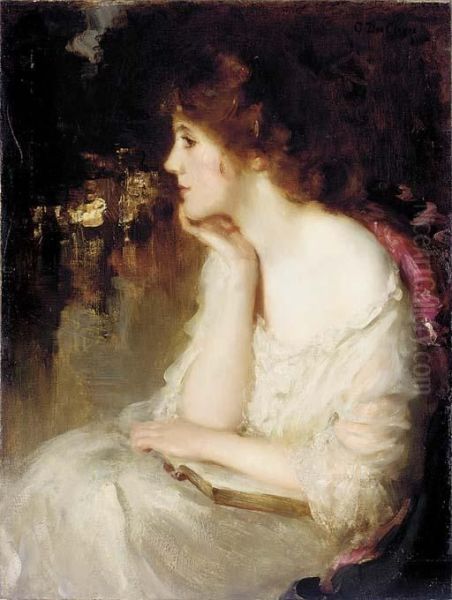 Contemplation Oil Painting by Gertrude Des Clayes