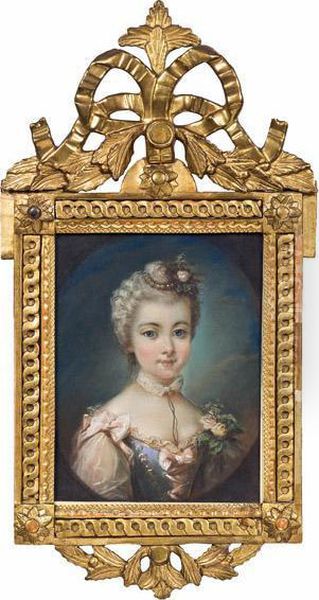 Marie Antoinette Oil Painting by Michel Hubert Descours