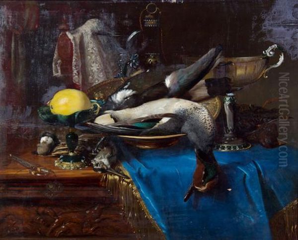 Still Life Oil Painting by Blaise Alexandre Desgoffe