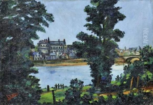 Chateau Dans Le Parc Oil Painting by Robert Desnos