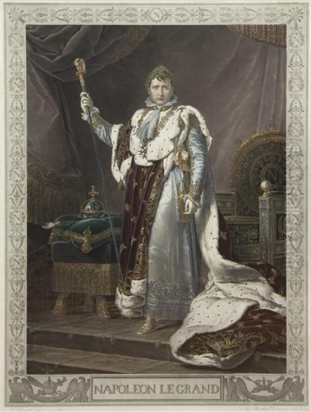 Napoleon Le Grand Oil Painting by Auguste Gaspard L. Desnoyers