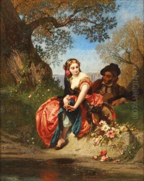 Serenade Oil Painting by Louis Devedeux