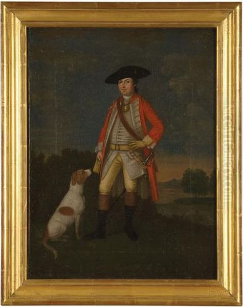 Portrait Of An Officer Oil Painting by Arthur William Devis