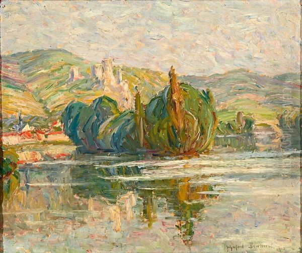 Paisaje Lacustre Oil Painting by Wynford Dewhurst