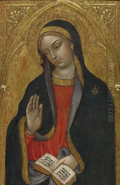 The Virgin Annunciate Oil Painting by Taddeo Di Bartolo