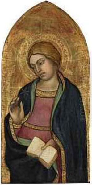 The Virgin Annunciate Oil Painting by Taddeo Di Bartolo