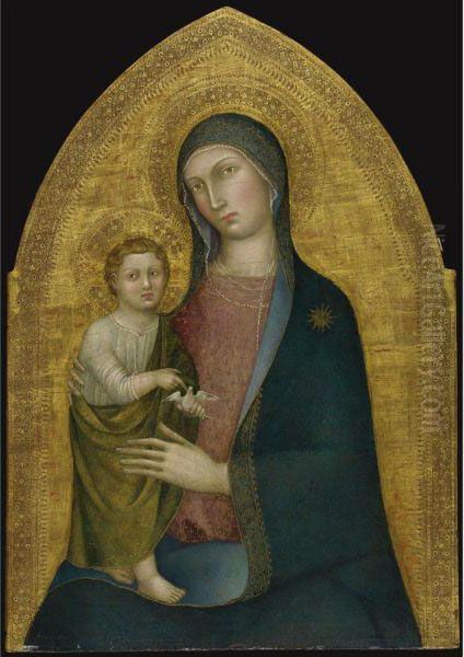 Madonna And Child Oil Painting by Taddeo Di Bartolo