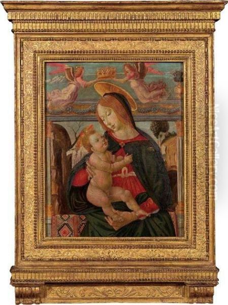 Madonna Col Bambino Oil Painting by Alesso Di Benozzo