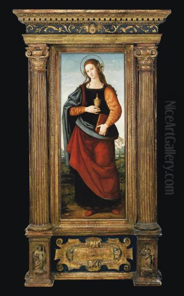 Maddalena Oil Painting by Girolamo Di Benvenuto