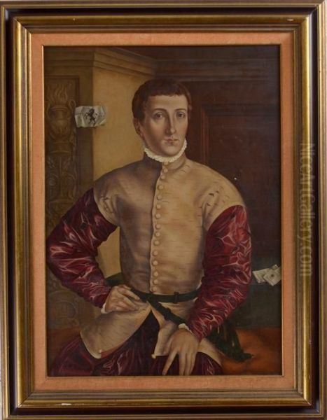 Portrait Of A Gentleman Oil Painting by Agnolo Bronzino