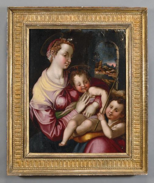 La Vergine Con Il Bambino Oil Painting by Agnolo Bronzino