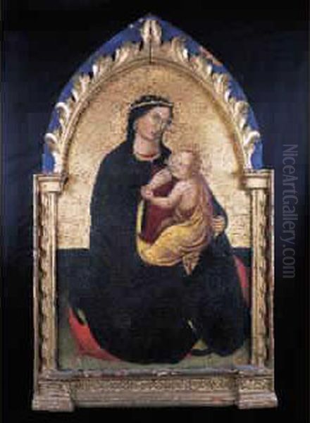 Vierge A L'enfant Oil Painting by Jacopo di Cione