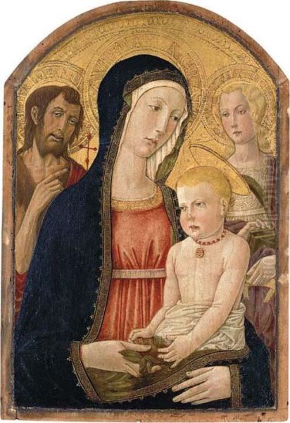 The Madonna And Child Oil Painting by Benvenuto Di Giovanni Guasta